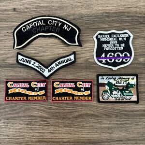Capital City Riders NJ Patches Lot